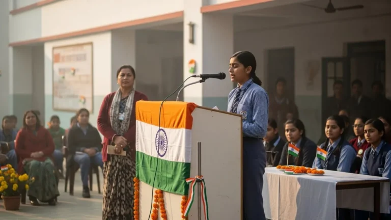 Republic Day Speech in Hindi 2026 (Short & Emotional)