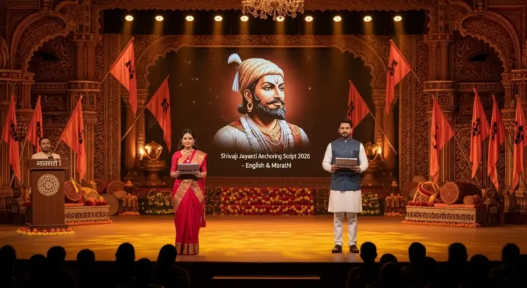 Shivaji Jayanti Anchoring Script in English & Marathi