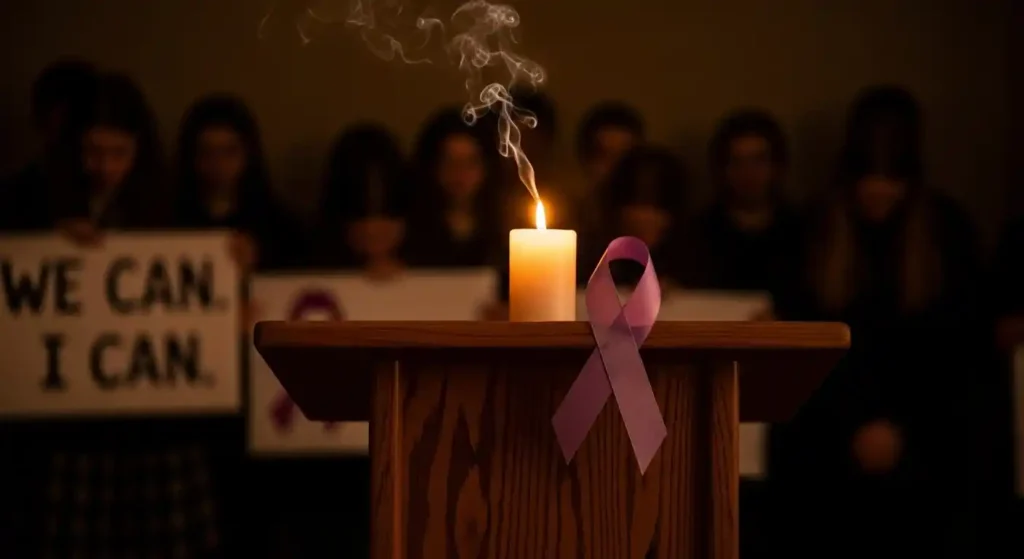 World Cancer Day Speech and Awareness Ribbon 2026