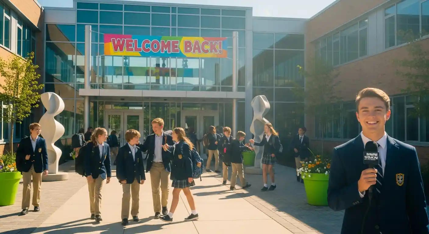 Anchoring script for first day of school assembly 2026 welcome back new session