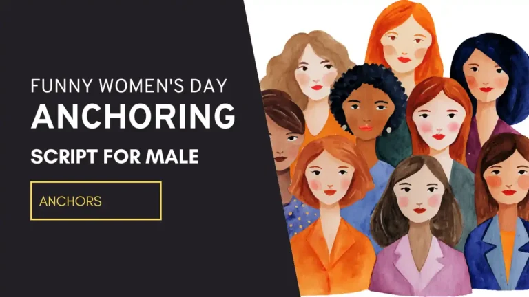 Funny Women's Day Anchoring Script for Male Anchors