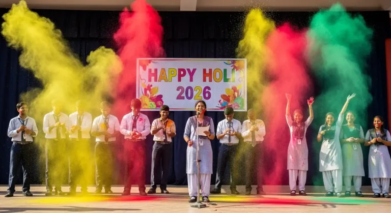 Holi Anchoring Script for School Assembly 2026