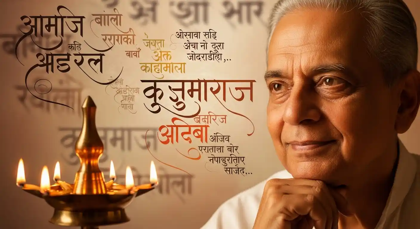 Marathi Bhasha Gaurav Din Anchoring Script 2026 Kusumagraj Jayanti