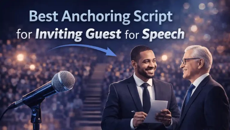 Best Anchoring Script for Inviting Guest