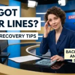 How to Recover If You Forget Your Lines While Anchoring