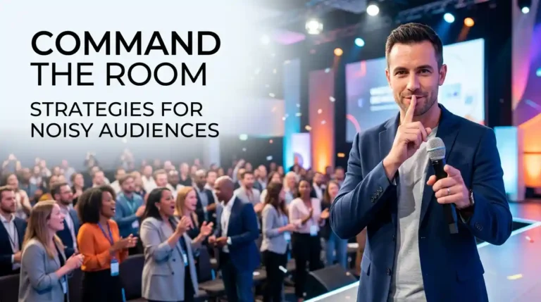 How to Silence a Noisy Audience Before Anchoring