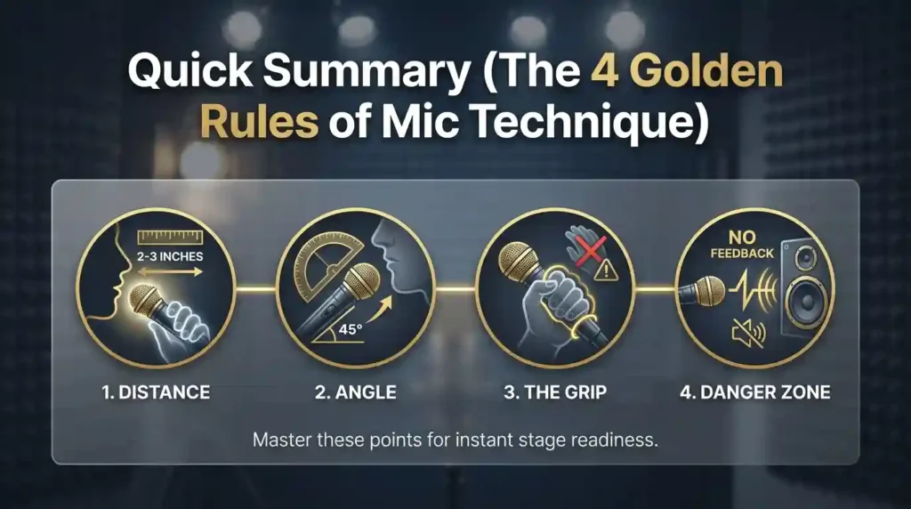 The 4 Golden Rules of Mic Technique