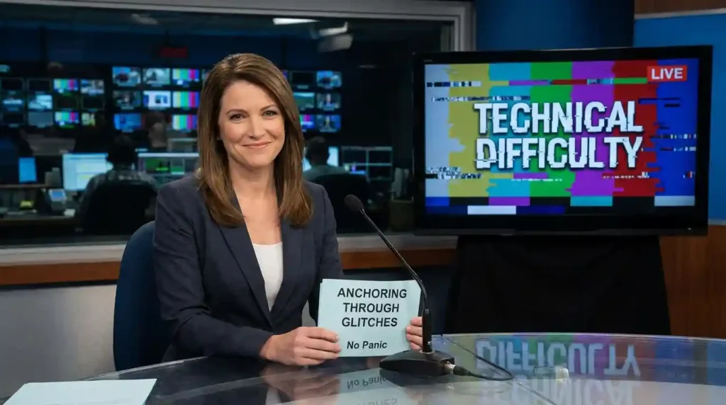 How to Handle Technical Glitches During Anchoring