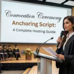 Convocation Ceremony Anchoring Script: A Complete Hosting Guide