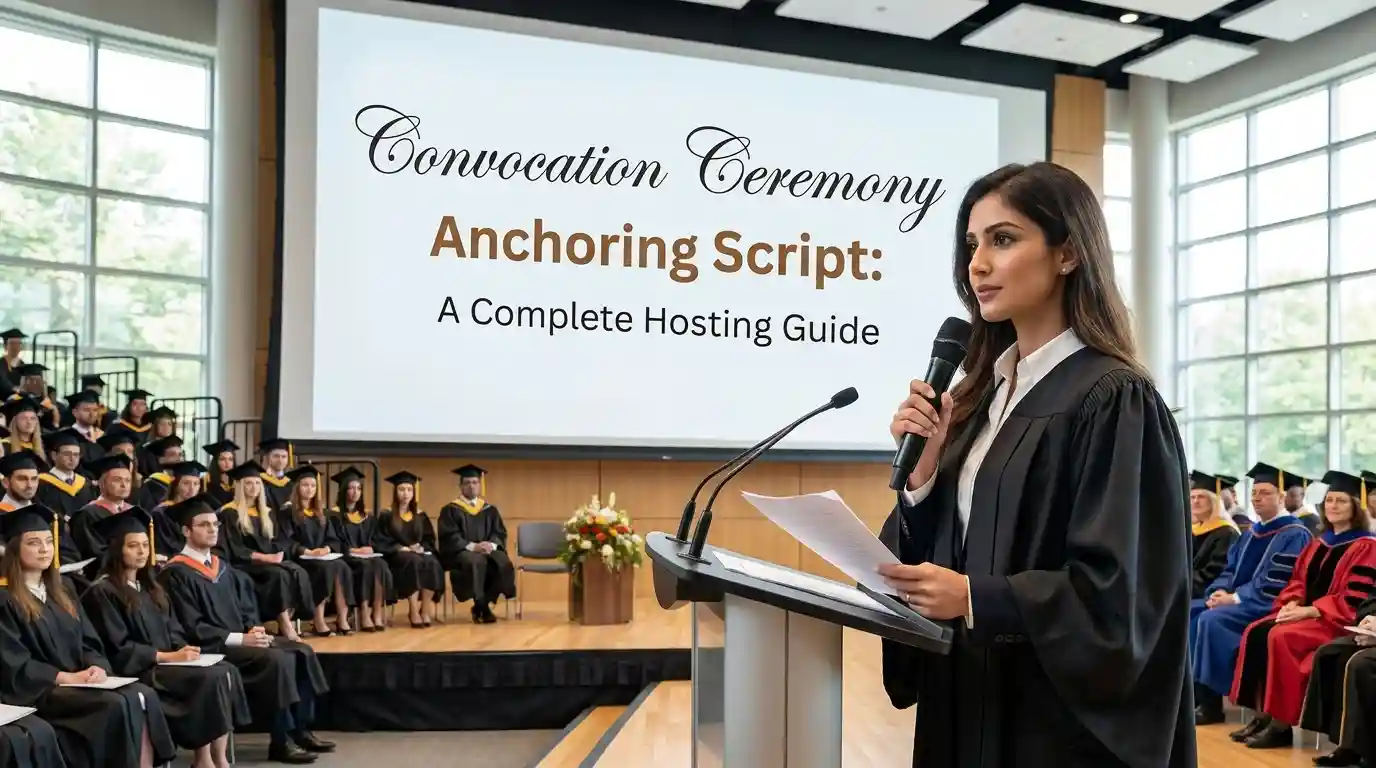 Convocation Ceremony Anchoring Script: A Complete Hosting Guide